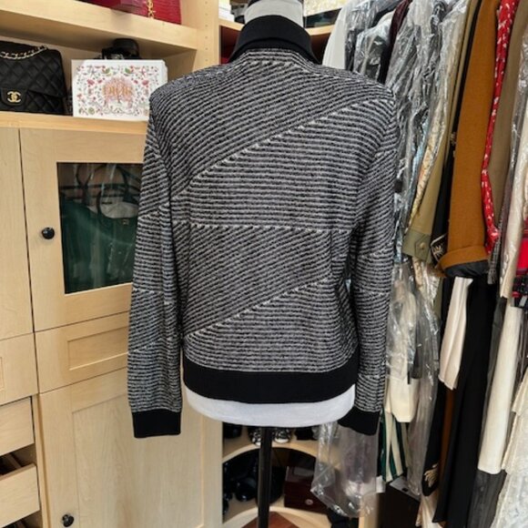 St. John Sport Stripped Size S Evening Jacket - Picture 4 of 8